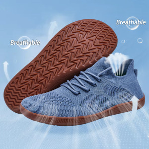 pscownlg Minimalistische Barfußschuhe, Unisex, leicht, atmungsaktiv, Nullsohlen, breite Zehen, Herren-Laufschuhe, Outdoor, lässige Wanderschuhe
