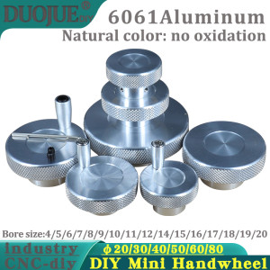 DUOJUE 1 Stücke Aluminiumlegierung Mini Handrad Für Drehmaschine/Fräse knöpfe rocker Griff Handrad DIY Zubehör