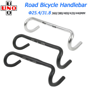 NONE UNO UltraLight Racing Rennrad Lenker Bent Bar 25,4/31,8 MM 360/380/400/420/440/460 MM 6061 Aluminium Legierung Vorbau Lenker