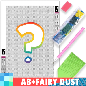 NIANHUA AB Fairy Dust Drill Mystery Diamond Painting Überraschungsgeschenk Zufälliges Bild Mysteriöse Stickerei Vollständige DIY Home Decor Kinder