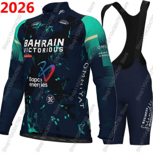 NONE Bahrain Victorious 2026 Frankreich-Tour Radsport-Trikot-Set Herren Fahrradbekleidung Rennrad-Shirts Anzug Fahrrad-Trägerhose MTB Maillot