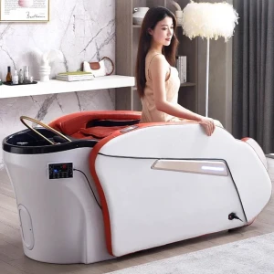 NONE Rugmassage, Japanse hoofdmassage-shampootafel, massagestoel, massagesalon, beautysalon, professionele haarverzorging. Style D