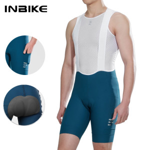 INBIKE Sommer-Radlerhose mit 3D-Polsterung für Herren, MTB-Bike-Shorts, Rennrad-Hose mit Tasche