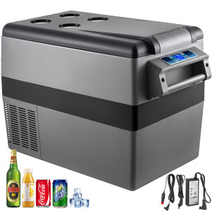 SucceBuy 20L 22L 35L 45L 55L Auto Koelkast Mini Koelkast Vriezer Draagbare Compressor Koeler DC 110-240V Ijsbox voor Camping 55L