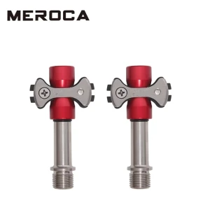 Meroca Lollipop Rennrad 3 versiegelte Lager pedale Titan/Stahl Welle Sprint spezielle Fahrrad pedal Clip Fahrrad zubehör