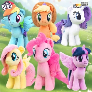 Hasbro Neue My Little Pony Plüschtiere Twilight Sparkle Pinkie Pie Rarität Fluttershy Applejack Rainbow Dash Gefüllte Puppe Kind Weihnachtsgeschenk