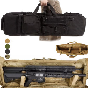 demeysis M249 Taktische Pistole Tasche Große Kapazität Jagd Schießen Gun Fall Schutz Schaum Pad Airsoft Doppel Gewehre Tragen Schulter Tasche