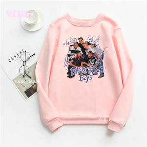NONE Mode Sweatshirt Frauen Backstreet Boys Welt Grafik Druck Hoodies Mädchen Lustige Jumper Femme Winter/Herbst/Frühling Mantel