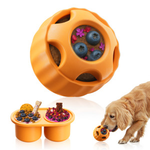 NONE Interaktives Hundespielzeug für Langeweile – Leckerli-Formen für Hunde, Silikon, gesunde Leckerlis für Hunde, Welpen-Anreicherungsspielzeug für