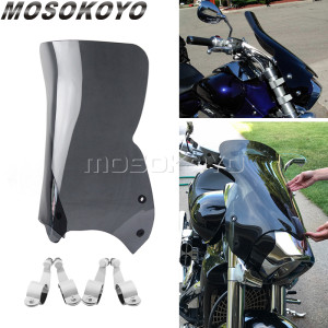 MOSOKOYO Für Suzuki Boulevard M109R VZR1800 Cruiser Windschutzscheibe Air Deflektor Front Scheinwerfer Verkleidung Bildschirm M90 M50 Tour