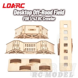 AMORACING LDARC Desktop Simulation Off-Road Hindernisparcours für 1/43 RC Modellauto Crawler Toy Field