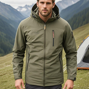 NONE Neue Wasserdichte Militär Jacke Mann Frühling Herbst Windjacke männer Mit Kapuze Jacken Camping Wandern Jacken Angeln Sportswear Mantel