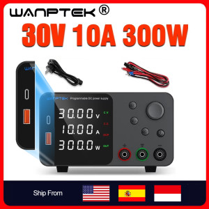 wanptek Laborbank-Netzteil, Labor-Schaltnetzteil, 30 V, 10 A, einstellbare digitale Quelle, 60 V, 5 A, Spannungsstabilisator, 120 V