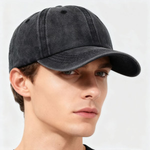 NONE COKK Baseballkappe aus gewaschener Baumwolle, verstellbar, einfarbig, für Damen und Herren, Unisex, Paar-Kappe, modische Papa-Mütze,