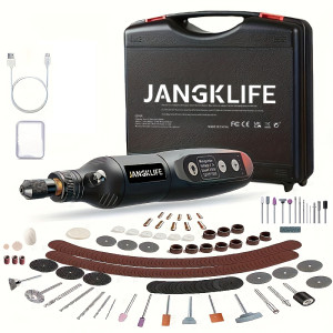 NONE JANGKLIFE USB Cordless Rotary Tool Kit Holzbearbeitung Gravur Stift DIY Für Schmuck Metall Glas Mini Drahtlose Bohrer