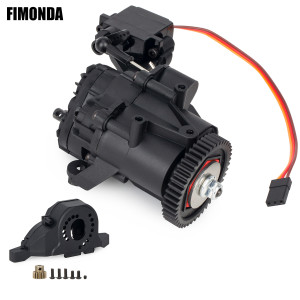 Fimonda Dual-Speed-Getriebe mit Servo und internen Getriebe für 1/10 TRX4 TRX6 RC Crawler Car Upgrade-Teile