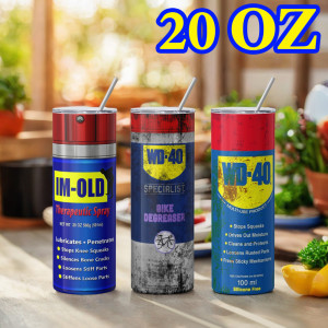 NONE 20-Unzen-Becher mit Strohhalm, wiederverwendbarer Strohbecher für WD40-Thermoskanne mit schmutzigem Muster, Edelstahl, kalt halten,