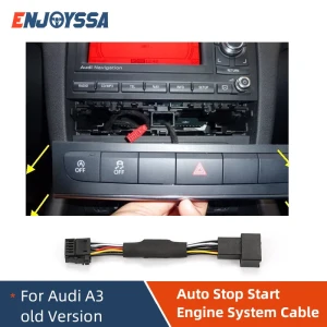 enjoyssa Car5 Automatic Stop Start Engine System Off Device Control Sensor Plug Stop Cancelling für Audi A3 Old Version