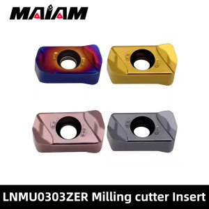 MAIAM Lnmu0303 zer Hartmetalle insatz Schnell vorschub doppelseitige Drehmaschine CNC-Maschine Wende schneidwerk zeug für exn03r lnmu 0303