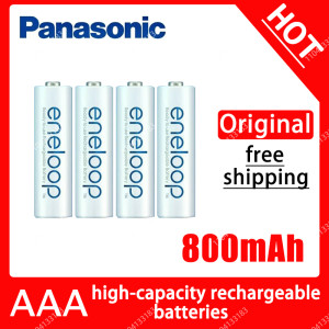 Panasonic Eneloop 800 mAh AAA 1,2 V NI-MH-Akkus für elektrisches Spielzeug, Taschenlampe, Kamera, vorgeladener Akku