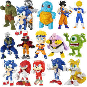 NONE Lustige Freude Cartoon Anime Film Spiel Wukong Bausteine Spielzeug Spiele Peripherie Figur Puzzle Montage Spielzeug Ziegel Weihnachten Geschenke