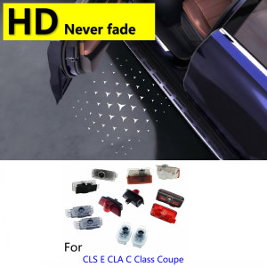 NONE HD Für Mercedes Benz CLS E CLA C Klasse W205 W206 W203 W204 W213 200 E300 Amg Coupe C205 Zubehör Auto LED Tür Projektor Licht