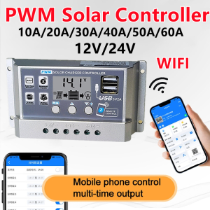 Dreamburgh 12V/24V 10A/20A/30A/40A/50A High Definition LCD Digital Display Bluetooth Solar Laderegler Reparatur PWM Solar Controller