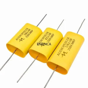 NONE 2Pcs 250V MKP Kondensator Audio HIFI Fieber Audio Metall Film Kopplung Frequenz Teilung 1UF 1,5 UF 1,8 UF 2,2 UF 2,7 UF 4,7 uF