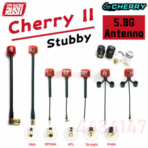 SKYEH RUSHFPV Cherry 2 II 5.8G 1.8Dbi FPV Antenne SMA MMCX UFL LHCP RHCP 230mm 150mm für RC FPV Langstrecken-Drohnen DJI O4 / O4 LITE
