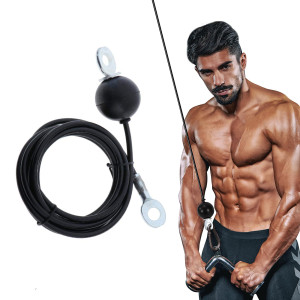 hufuch Gym Draht Seil Fitness Kabel Pulley Maschine System Heavy Duty Stahl Seil Für Home Gym LAT Pulldown Lift Last Workout Bodybuilding