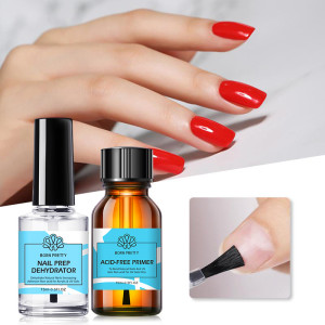 BORN PRETTY 15 ml Nagelgrundierung, Nagelvorbereitung, Dehydrierung, Basis, Decklack, Gel-Nagellack, keine Notwendigkeit von UV-LED-Lampen,
