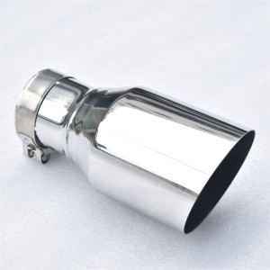 SEBRING Auspuffspitze 2,5 Zoll Einlass 4 Zoll Auslass 7,5" lang 304 Edelstahl 2,5" bis 4" Diesel-Auspuff-Endrohrspitze Do