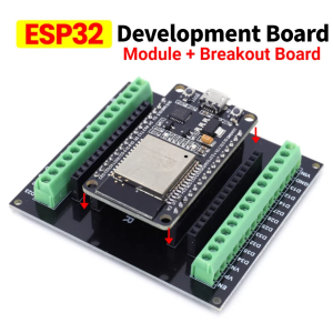 ALLOYSEED ESP32 Entwicklungsboard WiFi+Bluetooth Modul Dual-Core NodeMCU-32S ESP32-32D 32U 30-Pin Board mit extrem niedrigem Stromverbrauch