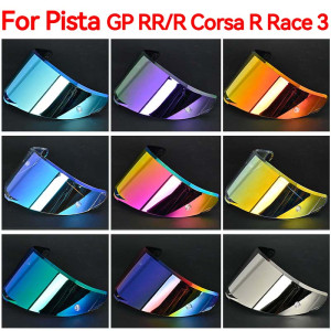 NONE Motorradhelm-Visier für AGV PISTA GPR GPRR CORSA R RACE 3, Helmschild, UV-Schutz, Windschutzscheibe, Casco Moto-Zubehör
