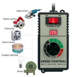 NONE Winkelschleifer, Regler, Geschwindigkeitsregler, Schalter, Handbohrmaschine, Polierventilator, stufenloser Motor, Geschwindigkeitsregelung,