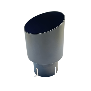NONE 1 Stück 89 mm 101 mm Autozubehör Edelstahl Universal-Auspuffanlage Auspuffrohr Endhals einzelne gerade Schalldämpferspitze
