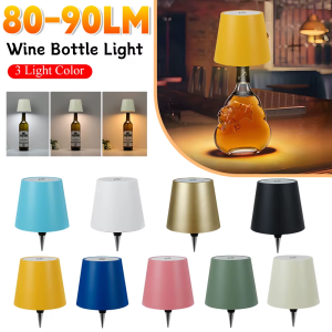 NONE Drahtlose Weinflaschenlampe Typ C Lade Touch Control Weinflaschenlicht Dimmen LED Tischlampe Bar Café Atmosphäre Nachtlicht