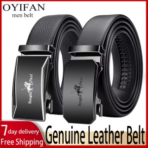 OYIFAN Herren-Gürtel, Gürtel aus echtem Leder für Herren, automatische Gürtel, verstellbarer Bund, Business-Gürtel, 허리띠