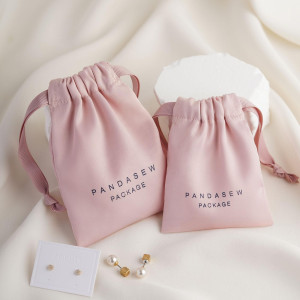 NALIA'S POUCHES Luxus rosa Geschenk paket 11x14cm 15x20cm 6 x8in Make-up Taschen dichte Seide Satin Kordel zug Tasche für Schmuck beutel