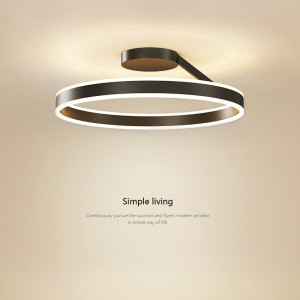 SaloEElaitte Nordische minimalist ische Ring LED Decke Kronleuchter Beleuchtung runde Esszimmer Wohnzimmer Lampe dimmbare Schlafzimmer Licht Glanz