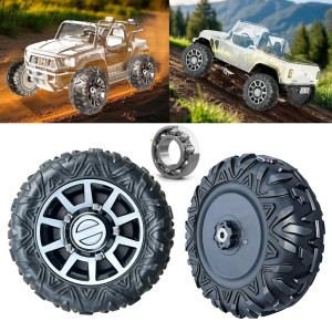 kennvd 25 cm/10 Zoll 33 cm/13 Zoll PU-Festgummi-Weichreifen fÃ¼r Kinderspielzeugautos ï»¿ Alligatorreifen, RÃ¤der, Upgrade von Ersatzteilen