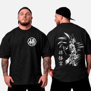 Bandai Dragon Ball Son Goku 2025 Neue Heiße Anime Harajuku Sommer T-shirt Männer Baumwolle Fitness Retro Straße Tragen Übergroßen Frauen Casual Top