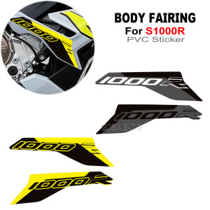 GISAEV 2021 2022 2023 2024 Motorrad Für BMW S1000R M1000R S1000 R S1000 M Körper Verkleidung Schutz Tank Knie Pad Aufkleber abziehbilder Kit