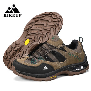 HIKEUP Rutschfeste, verschleißfeste Outdoor-Wanderschuhe, atmungsaktiv, spritzwassergeschützt, Klettern, Herren-Sneaker, Trekking, Tourismus,