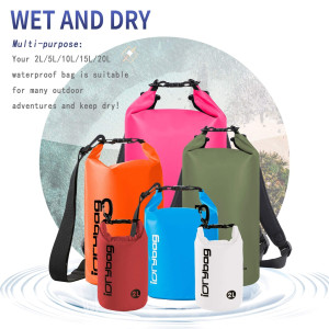 Idrybag Dry Bags Wasserdichte Tasche für Damen und Herren, 2/5/10/15/20 l, Schwimmen, Rafting, Kajakfahren, Flusstrekking, wasserdichter Dry Bag
