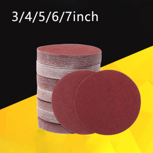 DUTRIEUX 75-100-125-150-180 mm Schleifpapierset 3-4-5-6-7 Zoll 40-80-120-2000 Gitter Metall poliert Holzbearbeitungswerkzeuge Dremel Zubehör