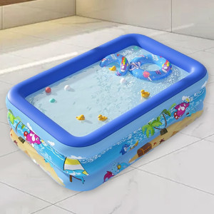 NONE Aufblasbarer Pool Familien pools Erwachsene Kinder Schwimmbad Sommer Outdoor Indoor Kinder Baby Badewanne Wasser Party Spielzeug