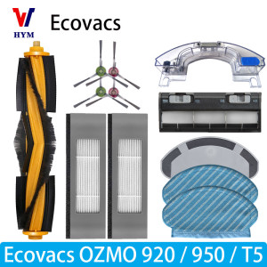 Voor Ecovacs Deebot OZMO T5/920/950 Accessoires Belangrijkste Zijborstel Watertank Zwenkwiel Filter Mop Stofzuiger onderdelen 13PCS