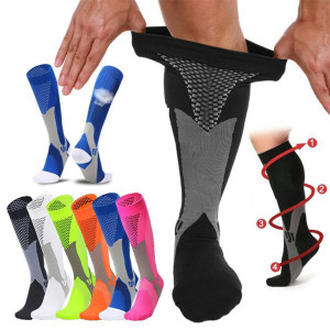 NONE Kompression socken Reisende Socken Fußball Fußball Oberschenkel lange Röhre Unisex Outdoor Sport Krankens ch western Strümpfe für Männer Frauen