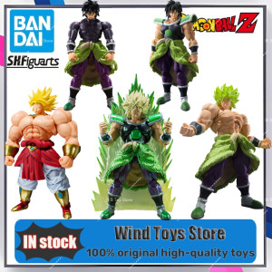 Auf Lager BANDAI S.H.Figuarts Broly Superheld 40. Jubiläum Dragon Ball Schwarzes Haar Anime-Kollektion Actionfiguren Modellspielzeug